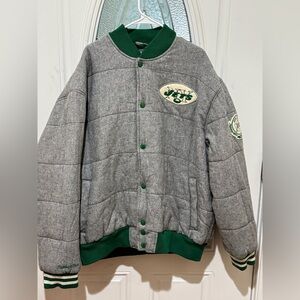 Mitchell & Ness New York Jets Varsity Puffer Jacket